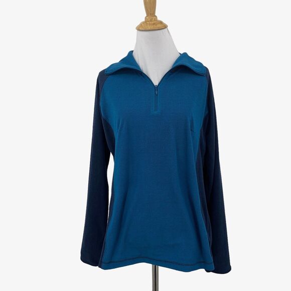 Columbia Sweatshirt Womens M Pacific Storm Arctic Air Fleece Lined Quarter Zip - Picture 1 of 11